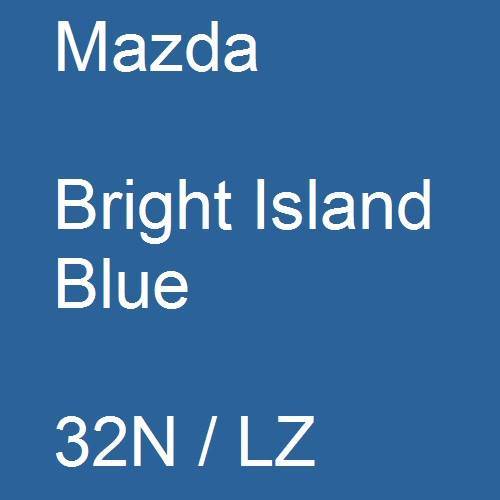 Mazda, Bright Island Blue, 32N / LZ.